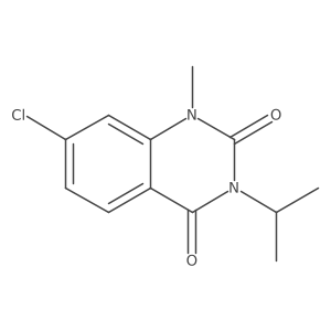7-chloro-3-isopropyl-1-methylquinazoline-2,4(1H,3H)-dione结构式