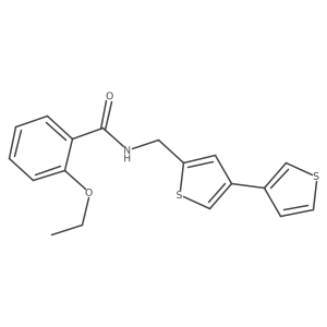 N-({[3,3'-bithiophene]-5-yl}methyl)-2-ethoxybenzamide Structure