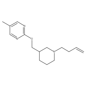 2-[(1-But-3-enylpiperidin-3-yl)methoxy]-5-methylpyrimidine Structure