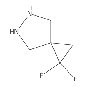2,2-difluoro-5,6-diazaspiro[2.4]heptane Structure