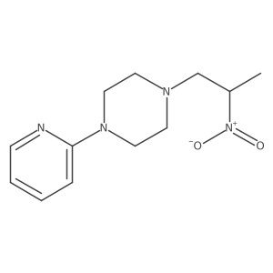 1-(2-Nitropropyl)-4-(pyridin-2-yl)piperazine结构式