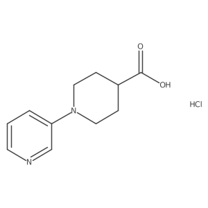 1-(Pyridin-3-yl)piperidine-4-carboxylic acid hydrochloride Structure