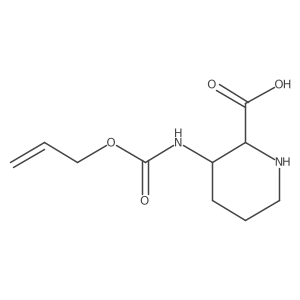 3-{[(Prop-2-en-1-yloxy)carbonyl]amino}piperidine-2-carboxylic acid Structure