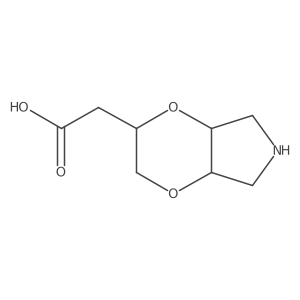 2-{hexahydro-2H-[1,4]dioxino[2,3-c]pyrrol-2-yl}acetic acid结构式