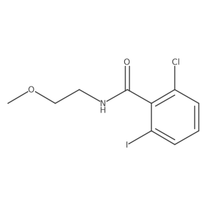2-Chloro-6-iodo-N-(2-methoxyethyl)benzamide结构式