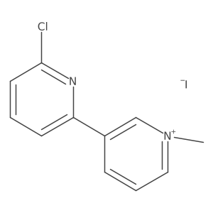 3-(6-Chloro-2-pyridinyl)-1-methylpyridinium iodide结构式