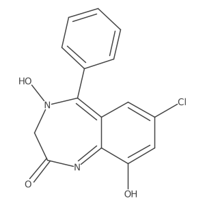 9-Hydroxydemoxepam Structure