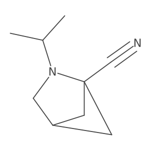 2-Azabicyclo[2.1.1]hexane-1-carbonitrile, 2-(1-methylethyl)- Structure