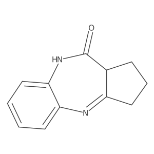 2,3,9,10a-tetrahydrobenzo[b]cyclopenta[e][1,4]diazepin-10(1H)-one结构式