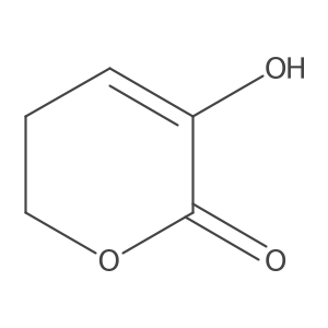 3-Hydroxy-5,6-dihydro-2H-pyran-2-one结构式