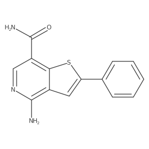4-Amino-2-phenylthieno[3,2-c]pyridine-7-carboxamide Structure