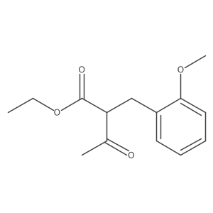 Ethyl 2-(2-methoxybenzyl)-3-oxobutanoate结构式