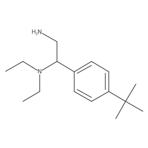 {2-Amino-1-[4-(tert-butyl)phenyl]ethyl}diethylamine Structure