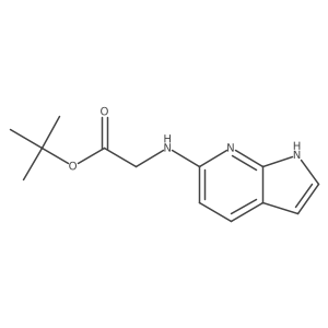 N-(7-azaindol-6-yl)glycine tert-butyl ester结构式
