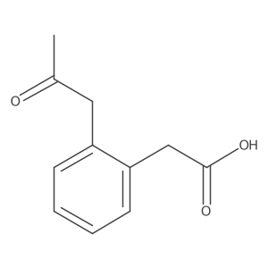 2-[2-(2-Oxopropyl)phenyl]acetic acid结构式