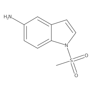 N-(methanesulfonyl)-5-amino-1H-indole Structure