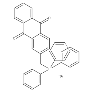 [(9,10-Dioxo-9,10-dihydroanthracen-2-yl)methyl]triphenylphosphanium bromide Structure