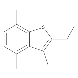 Benzo[b]thiophene, 2-ethyl-3,4,7-trimethyl-结构式
