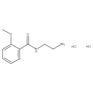N-(2-aminoethyl)-3-methoxypicolinamide dihydrochloride Structure