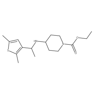 Ethyl 4-[[1-(2,5-dimethyl-3-thienyl)ethyl]amino]-1-piperidinecarboxylate Structure