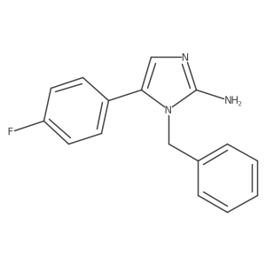 5-(4-Fluorophenyl)-1-(phenylmethyl)-1H-imidazol-2-amine结构式