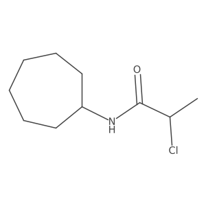 2-chloro-N-cycloheptylpropanamide结构式