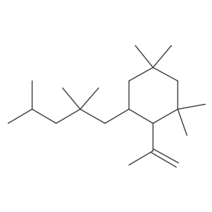 (2R,3R)-1,1,5,5-tetramethyl-2-prop-1-en-2-yl-3-(2,2,4-trimethylpentyl)cyclohexane结构式