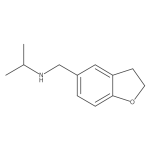N-((2,3-Dihydrobenzofuran-5-yl)methyl)propan-2-amine Structure