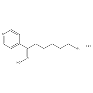 6-Amino-1-pyridin-4-YL-hexan-1-one oxime hydrochloride Structure