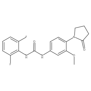1-(2,6-Difluorophenyl)-3-[3-methoxy-4-(2-oxopyrrolidin-1-yl)phenyl]urea Structure