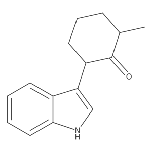 2-(1H-indol-3-yl)-6-methylCyclohexanone结构式