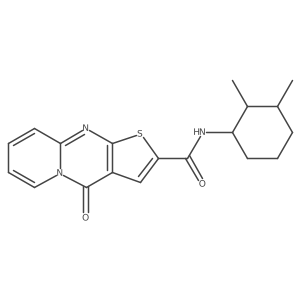 N-(2,3-dimethylcyclohexyl)-4-oxo-4H-pyrido[1,2-a]thieno[2,3-d]pyrimidine-2-carboxamide Structure