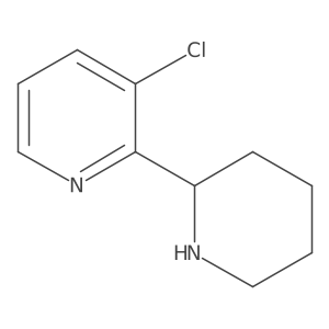 (S)-3-Chloro-2-(piperidin-2-yl)pyridine Structure