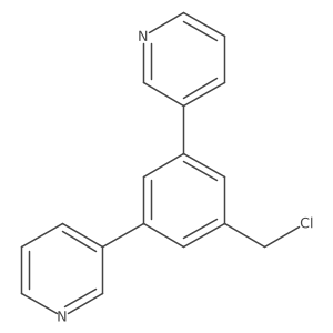 3-[3-(Chloromethyl)-5-pyridin-3-ylphenyl]pyridine结构式