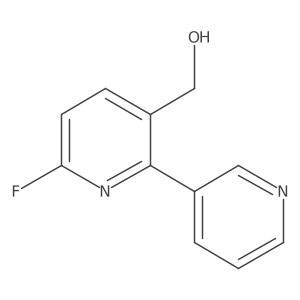 (6-Fluoro-2-pyridin-3-ylpyridin-3-yl)methanol结构式