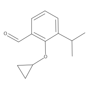 2-Cyclopropoxy-3-isopropylbenzaldehyde Structure