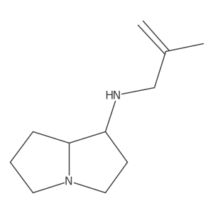 N-(2-Methylallyl)hexahydro-1H-pyrrolizin-1-amine Structure