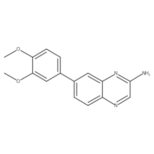 7-(3,4-Dimethoxyphenyl)quinoxalin-2-amine Structure