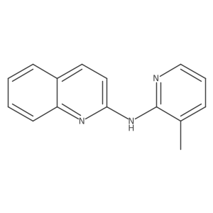 N-(3-Methyl-2-pyridinyl)-2-quinolinamine Structure