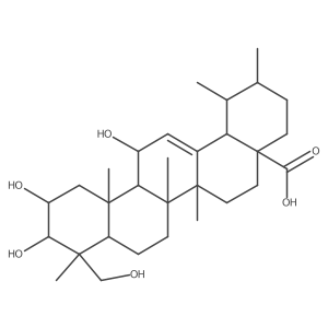 11alpha-Hydroxyasiatic acid结构式