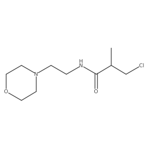 Propanamide, 3-chloro-2-methyl-N-[2-(4-morpholinyl)ethyl]-结构式