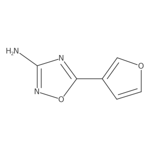 5-(Furan-3-yl)-1,2,4-oxadiazol-3-amine Structure