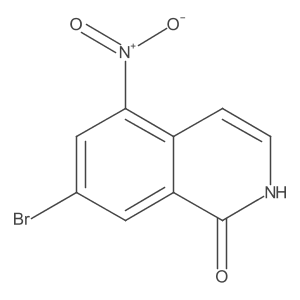 7-bromo-5-nitroisoquinolin-1(2H)-one Structure