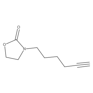 3-(Hex-5-yn-1-yl)-1,3-oxazolidin-2-one Structure