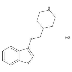 3-(Piperidin-4-ylmethoxy)benzo[d]isothiazole hydrochloride Structure