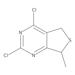 2,4-Dichloro-7-methyl-5,7-dihydrothieno[3,4-D]pyrimidine Structure