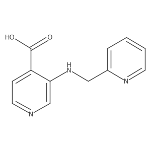 3-(Pyridin-2-ylmethylamino)pyridine-4-carboxylic acid Structure