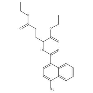 diethyl (2S)-2-[(4-aminonaphthalene-1-carbonyl)amino]pentanedioate结构式