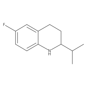 6-Fluoro-2-(propan-2-yl)-1,2,3,4-tetrahydroquinoline Structure