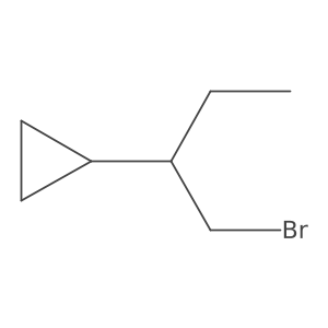(1-Bromobutan-2-yl)cyclopropane结构式